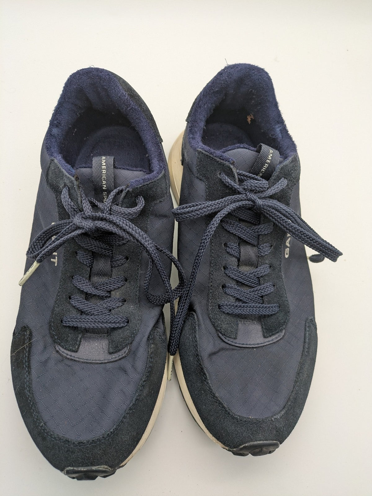 GANT navy sneaker Ketoon 7A suede and textile, subtle branding, sporty design.
