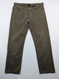 H&M khaki chino pants five-pocket design cotton stretch material