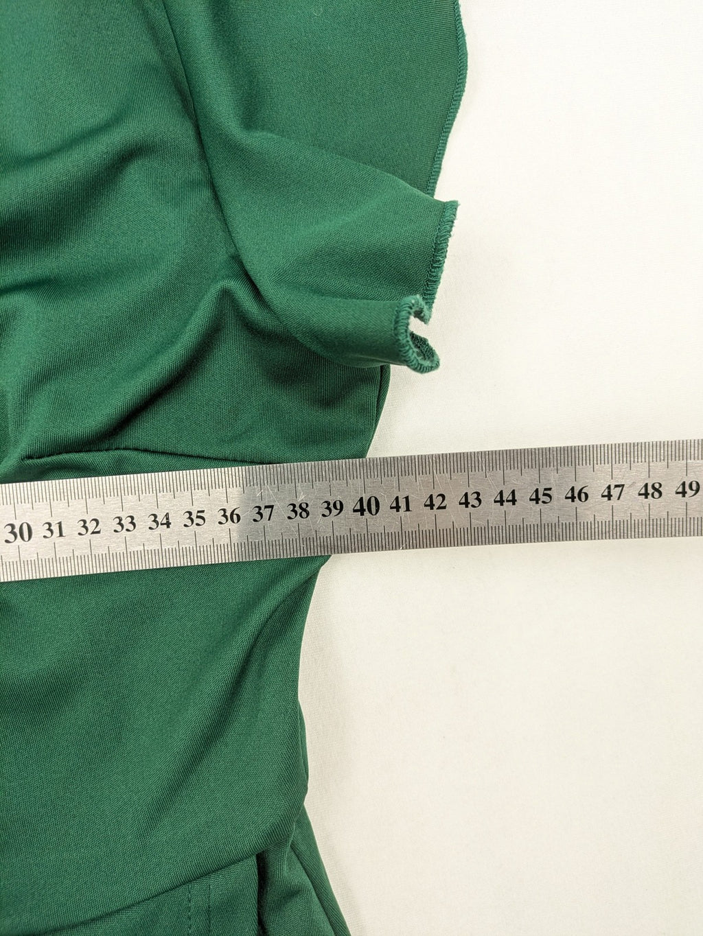Bridal Party Dress green wrap dress V-neck cut-out detail with flutter sleeves