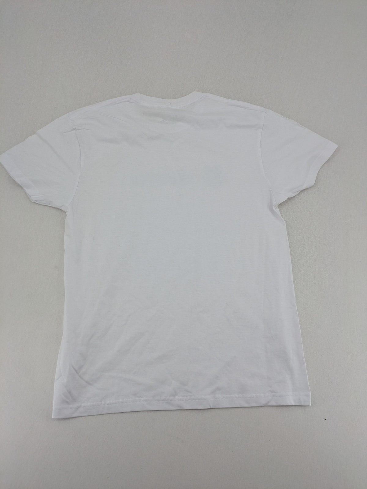 Xhamster white graphic t-shirt printed logo on chest, short sleeves, round neck.