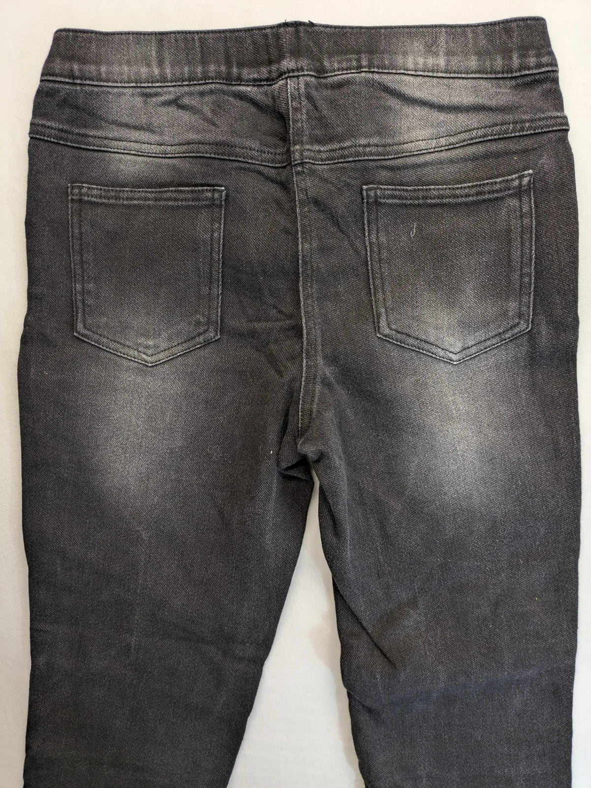 Pepperts grey jeggings with biker knee details and elastic waistband, size 170.