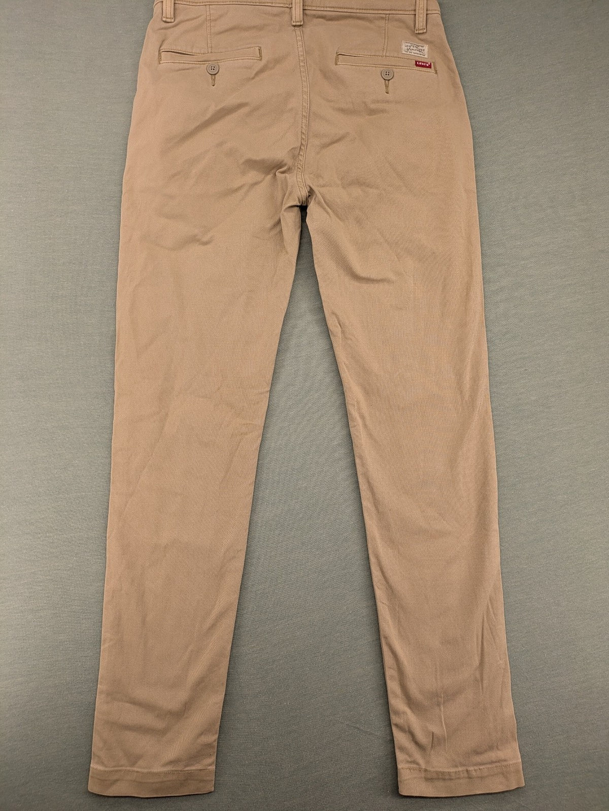 Levi's beige XX Chino pants slim taper fit with classic logo and quality fabric.