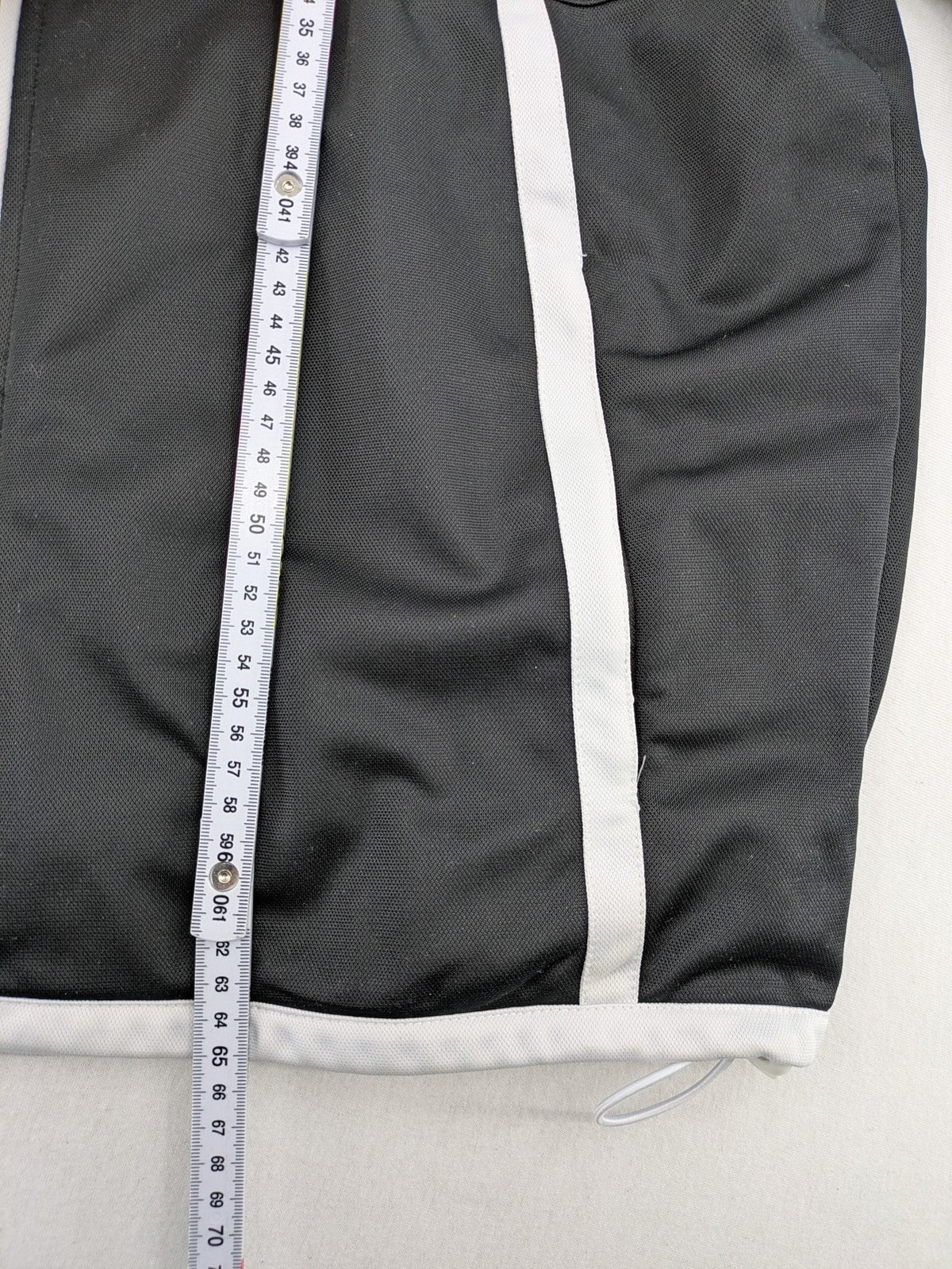 Spalding black training jacket with orange and white accents, Rasta Vechta logo, zip front.
