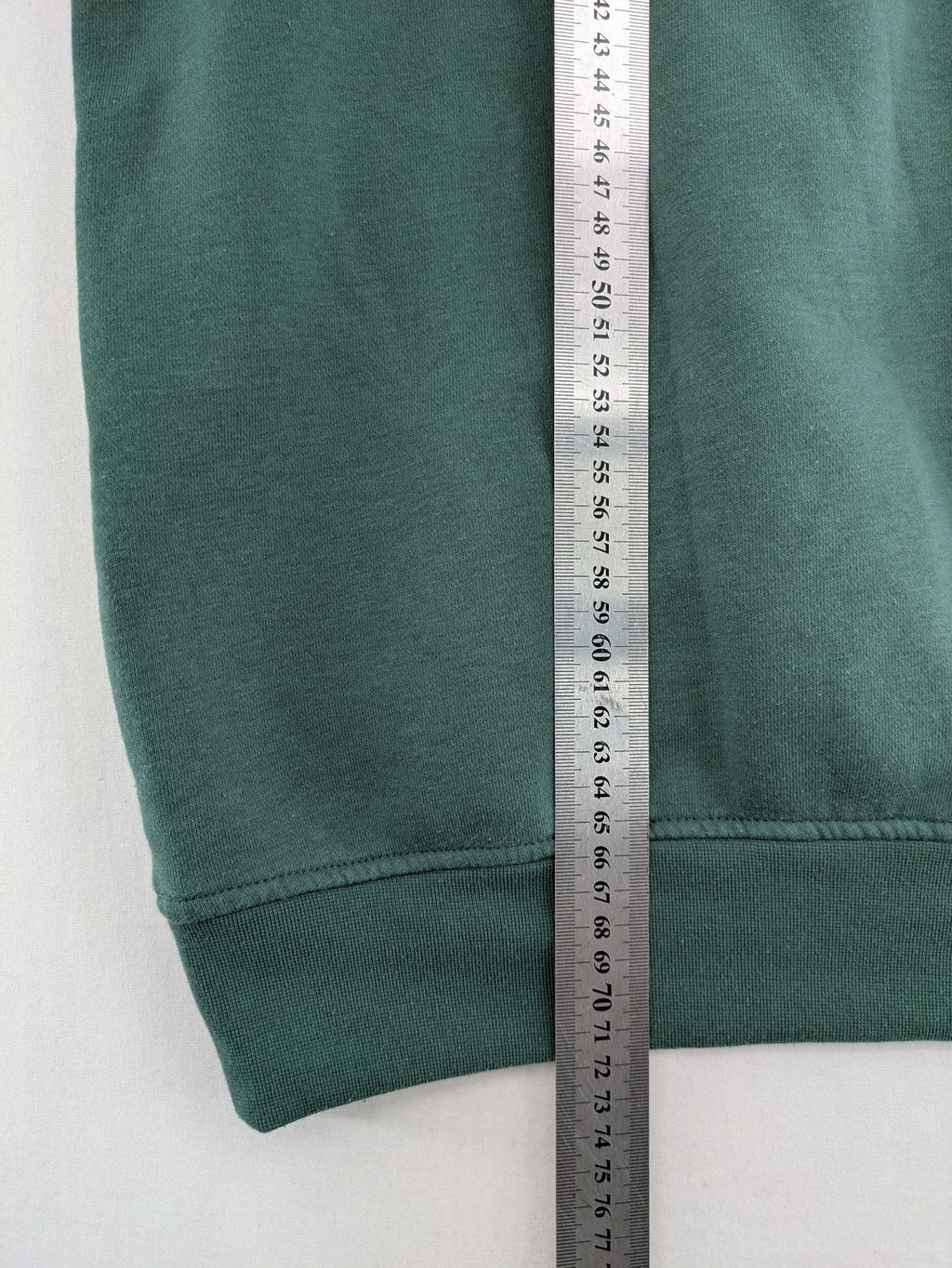 Jack & Jones Originals green vest with embroidered Athletic Club 1990 logo and V-neck.