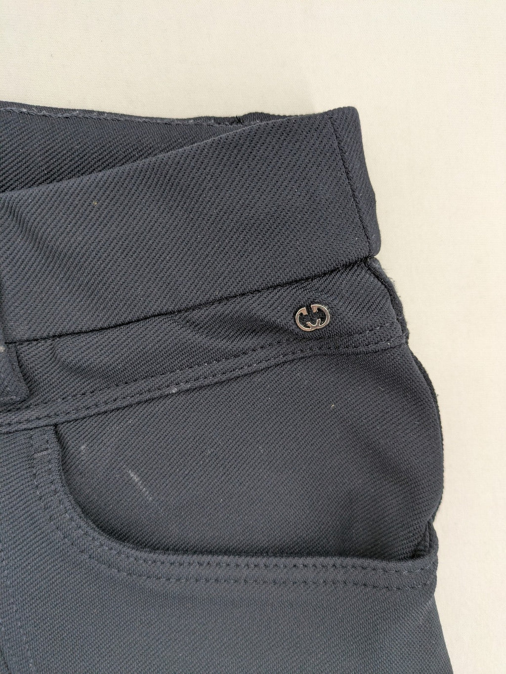 Gerry Weber grey jogger pants with elastic waistband and decorative 5-pocket style.