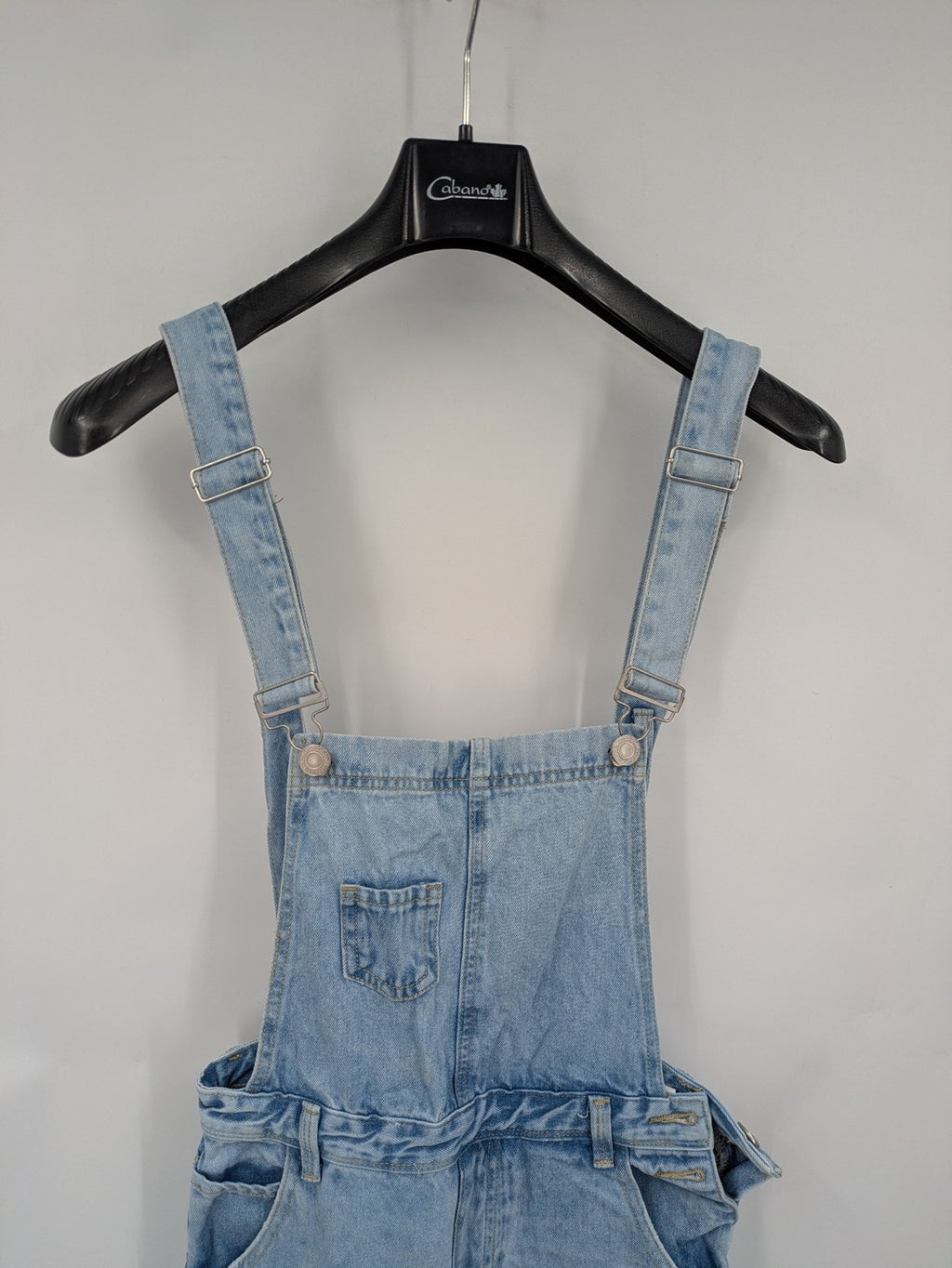 FB Sister blue straight jeans distressed patchwork design relaxed fit 100% cotton