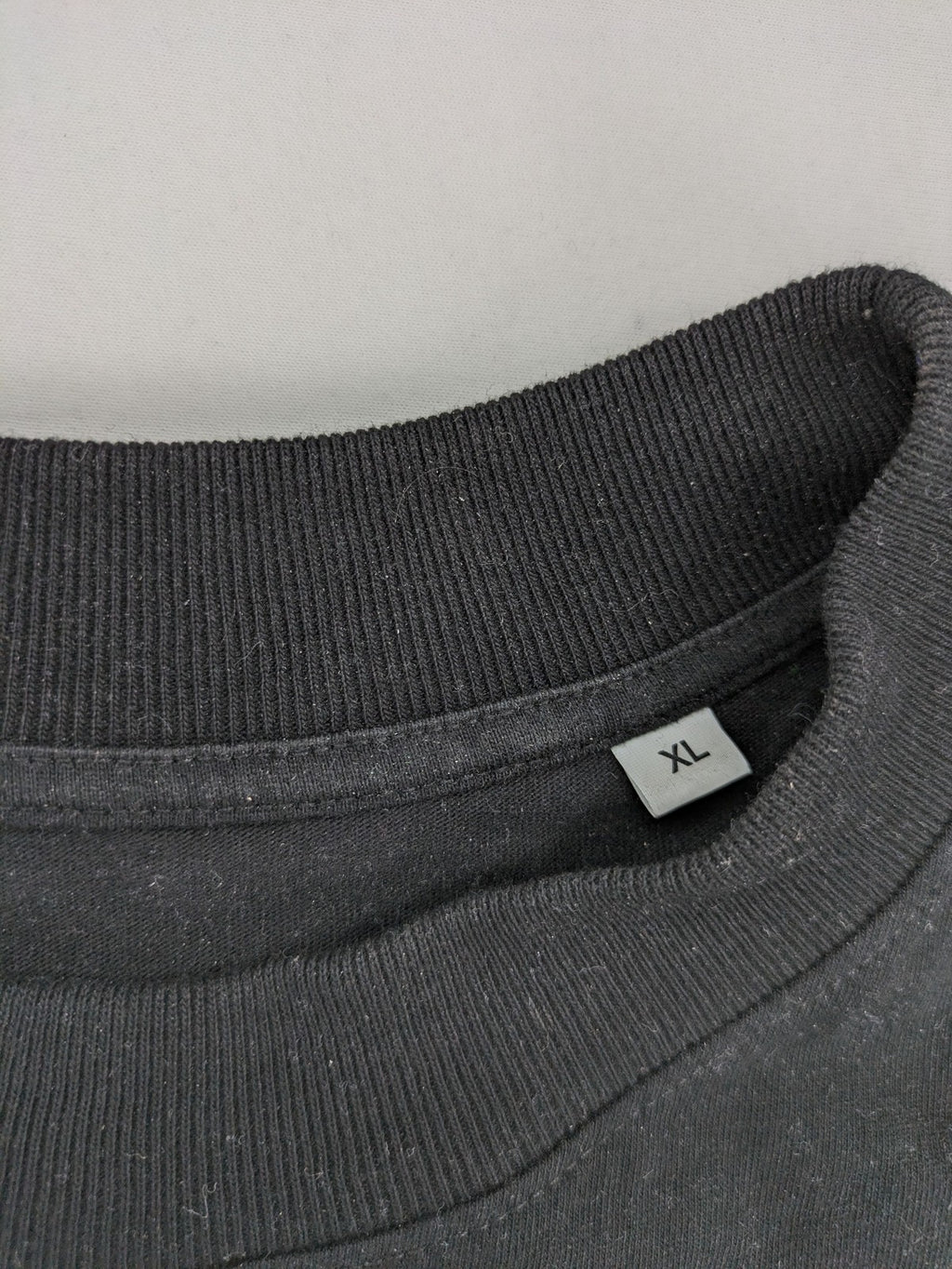 W wear grey t-shirt size XL embroidered logo 100% organic cotton