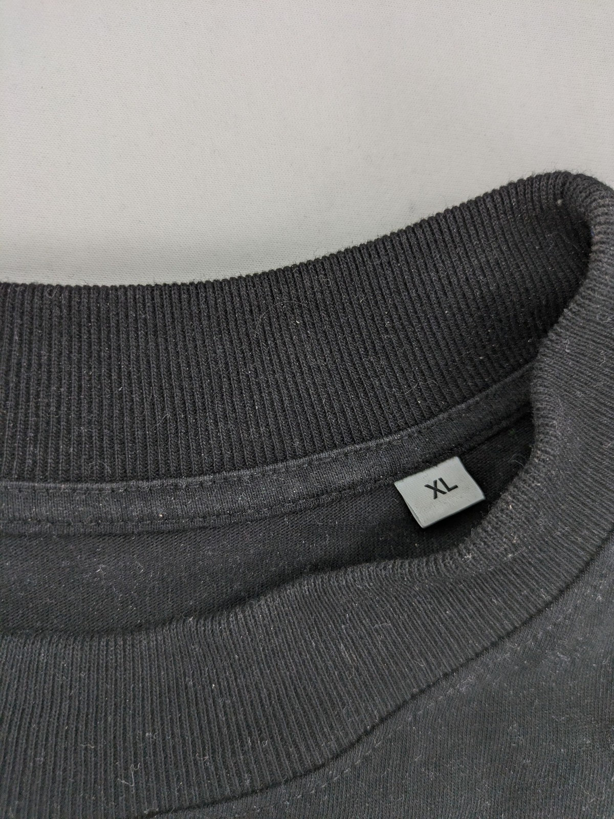 W wear grey t-shirt size XL embroidered logo 100% organic cotton