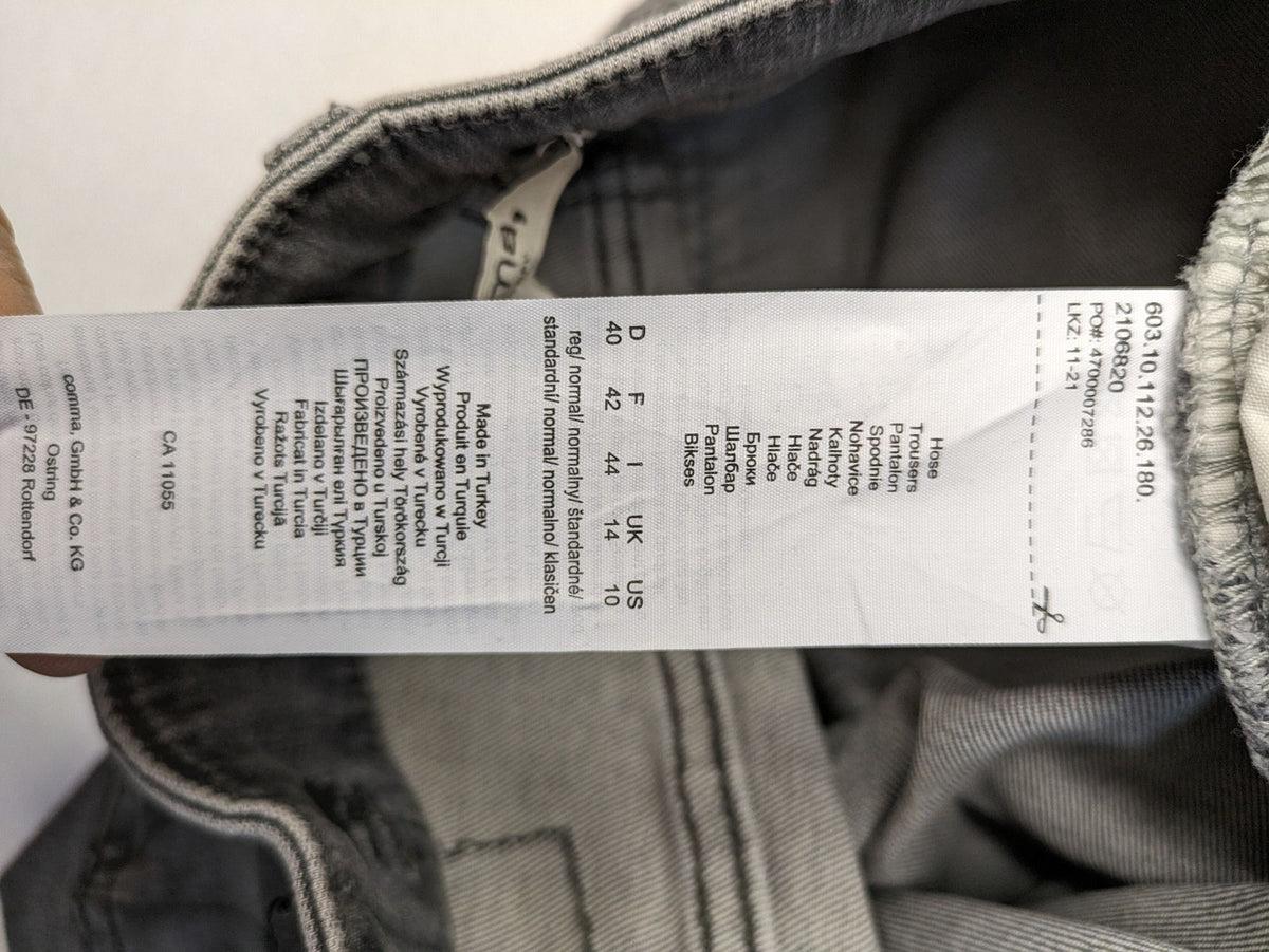 Comma grey skinny jeans washed look stretch denim casual identity