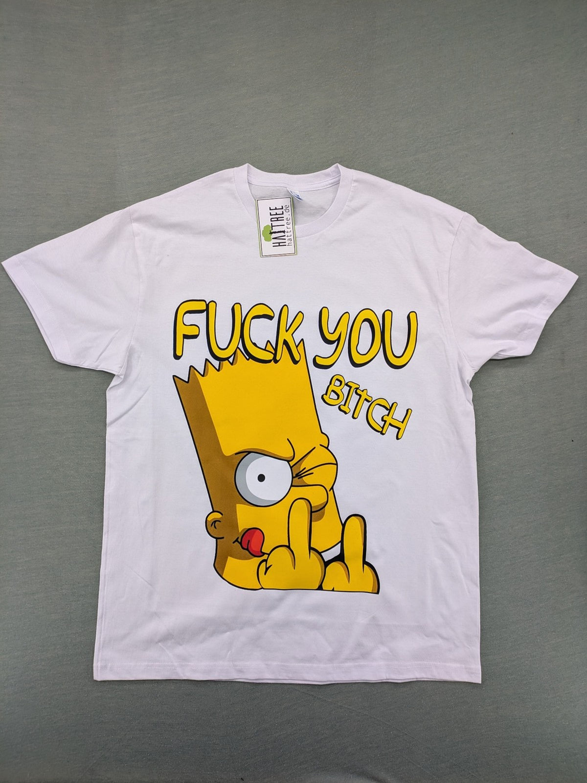 The Simpsons graphic t-shirt multi-colour Bart Simpson print 100% cotton size L
