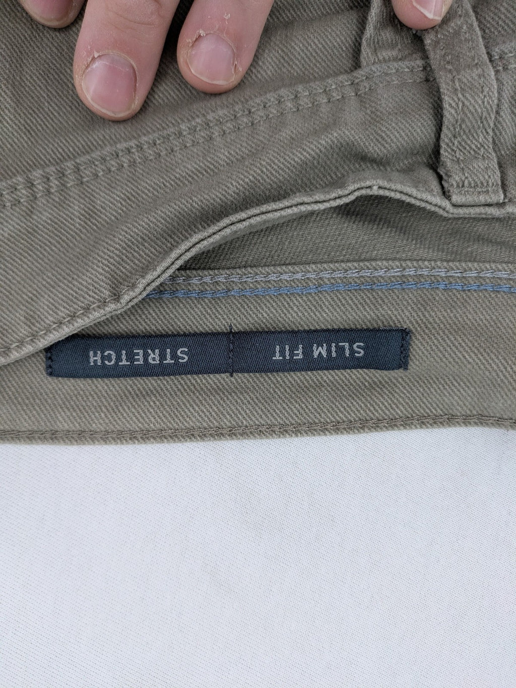 Angelo Litrico khaki slim fit chinos classic five-pocket design cotton stretch material
