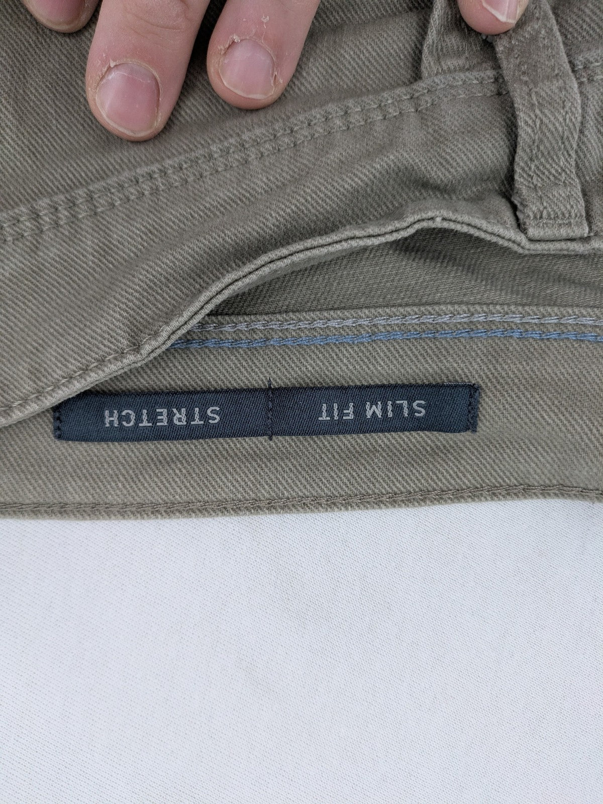 Angelo Litrico khaki slim fit chinos classic five-pocket design cotton stretch material