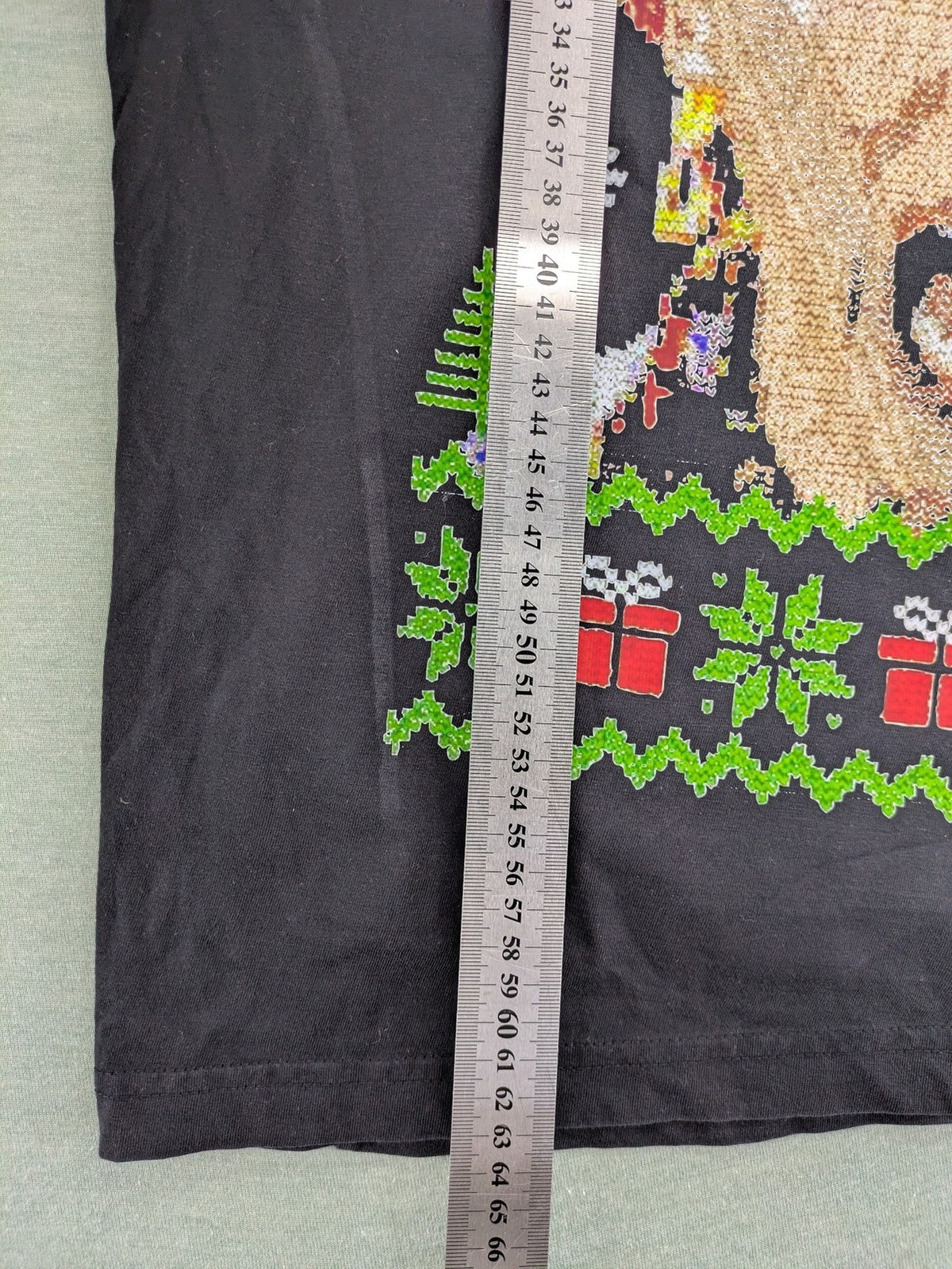 Home Alone turtle neck jumper multi colour sequin design featuring Kate McCallister.