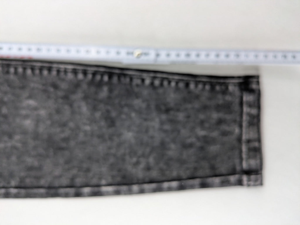 FB Sister skinny jeans black acid wash stretch denim with push-up design.