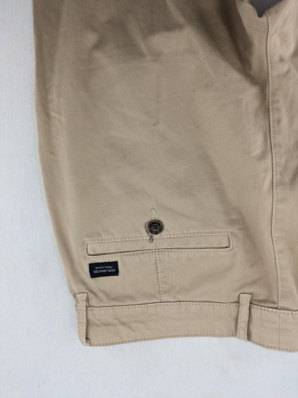 Paul Hunter beige chino pants Oscar Regular Fit cotton with stretch material.