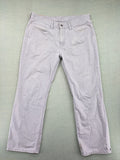 Levi's straight jeans purple classic 5-pocket design with iconic leather patch.