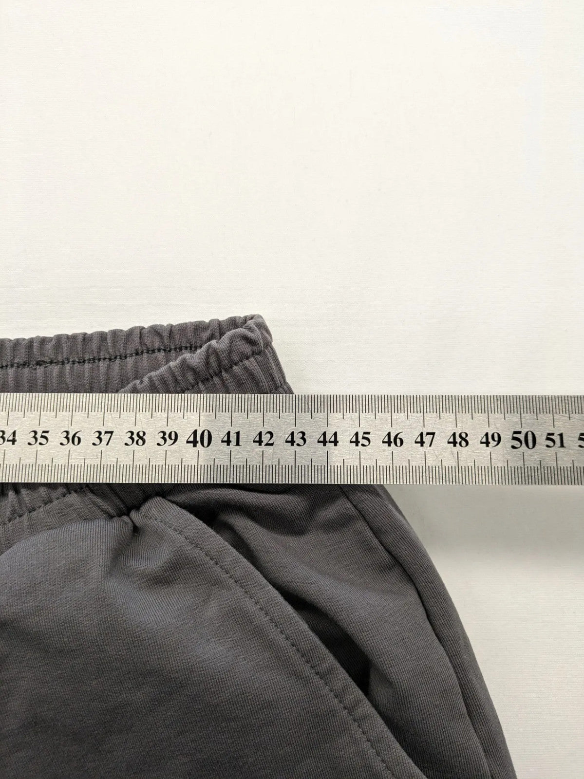 Feel Good grey loungewear joggers with elastic waistband, soft cotton blend material.