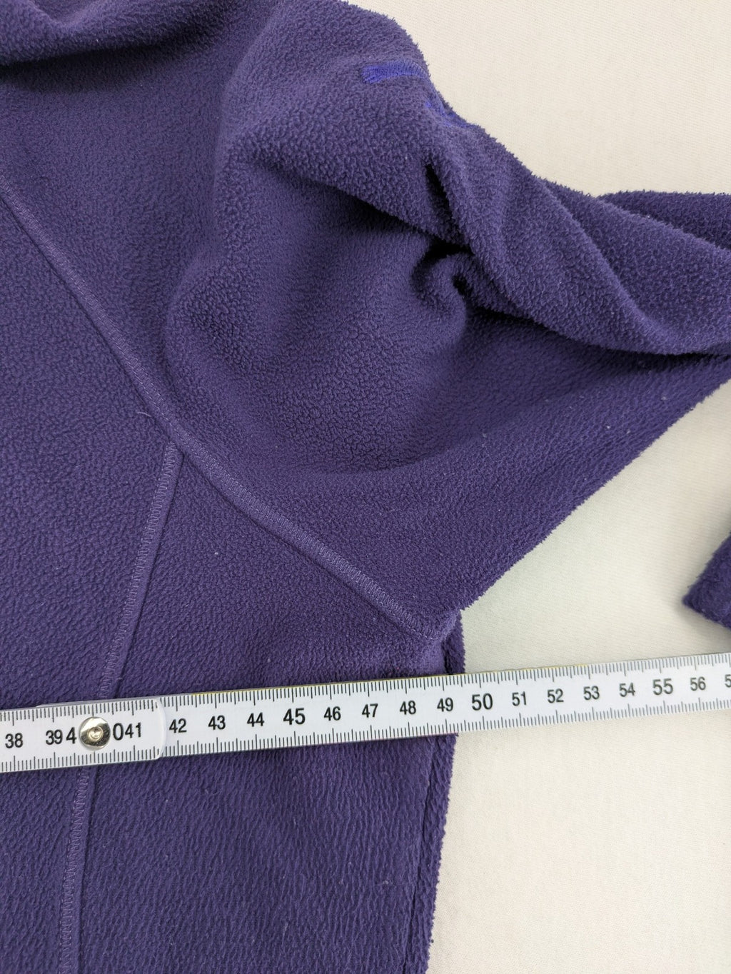 SALEWA purple fleece jacket full zip with hood, soft Polarlite material, classic design.