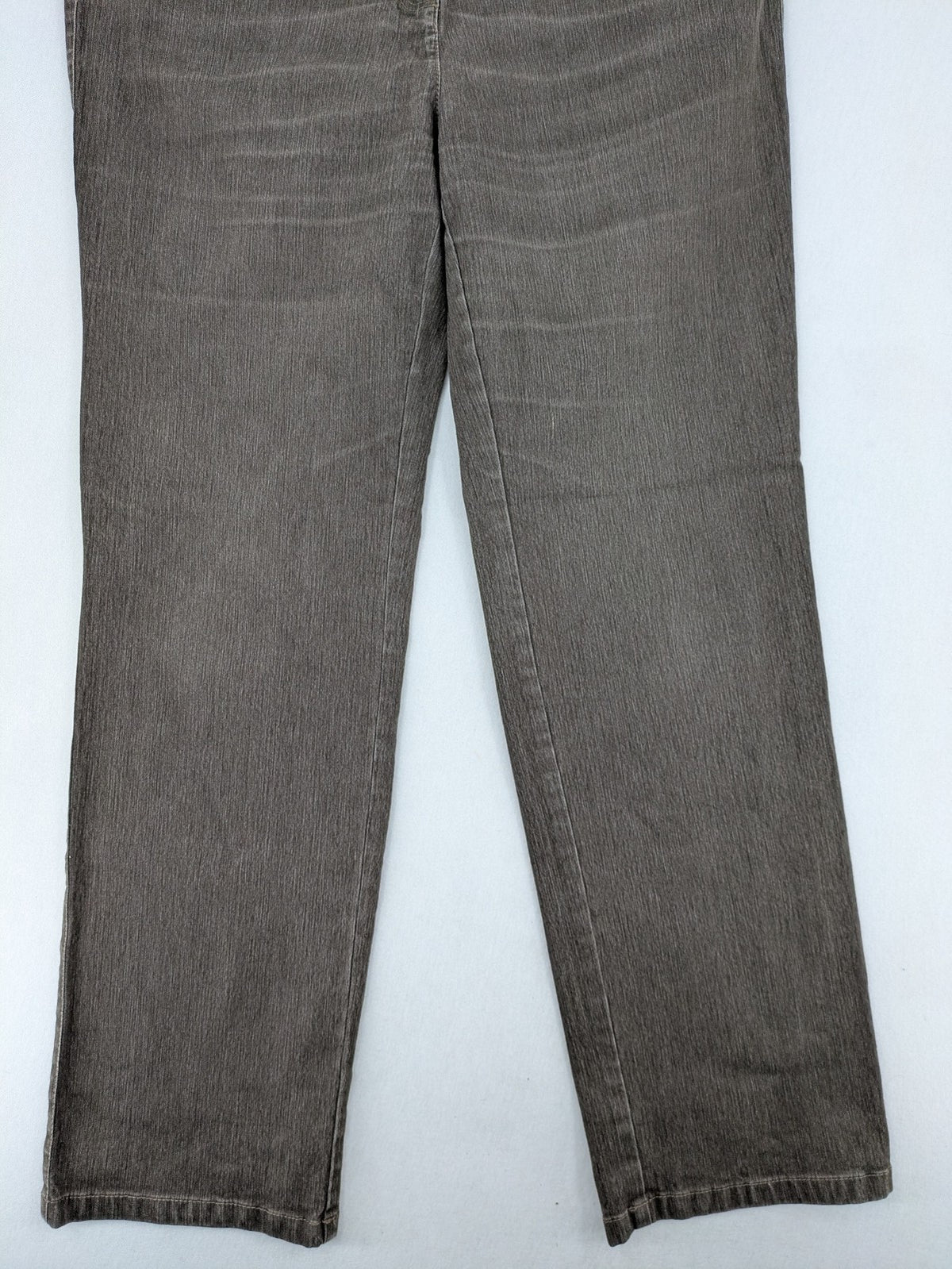 TONI grey straight jeans super slim fit with elastic waistband and classic 5-pocket design.