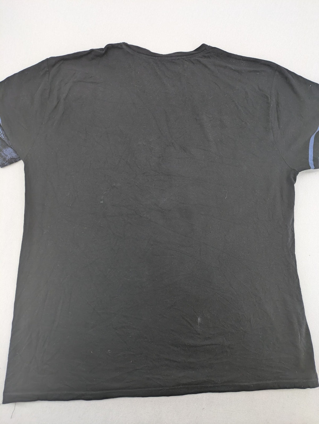 Pedro multi graphic t-shirt size 5XL with embroidered design and contrasting sleeve patterns.