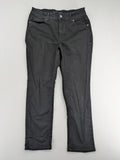MAC straight leg jeans grey five-pocket design with classic cut and zipper fly.