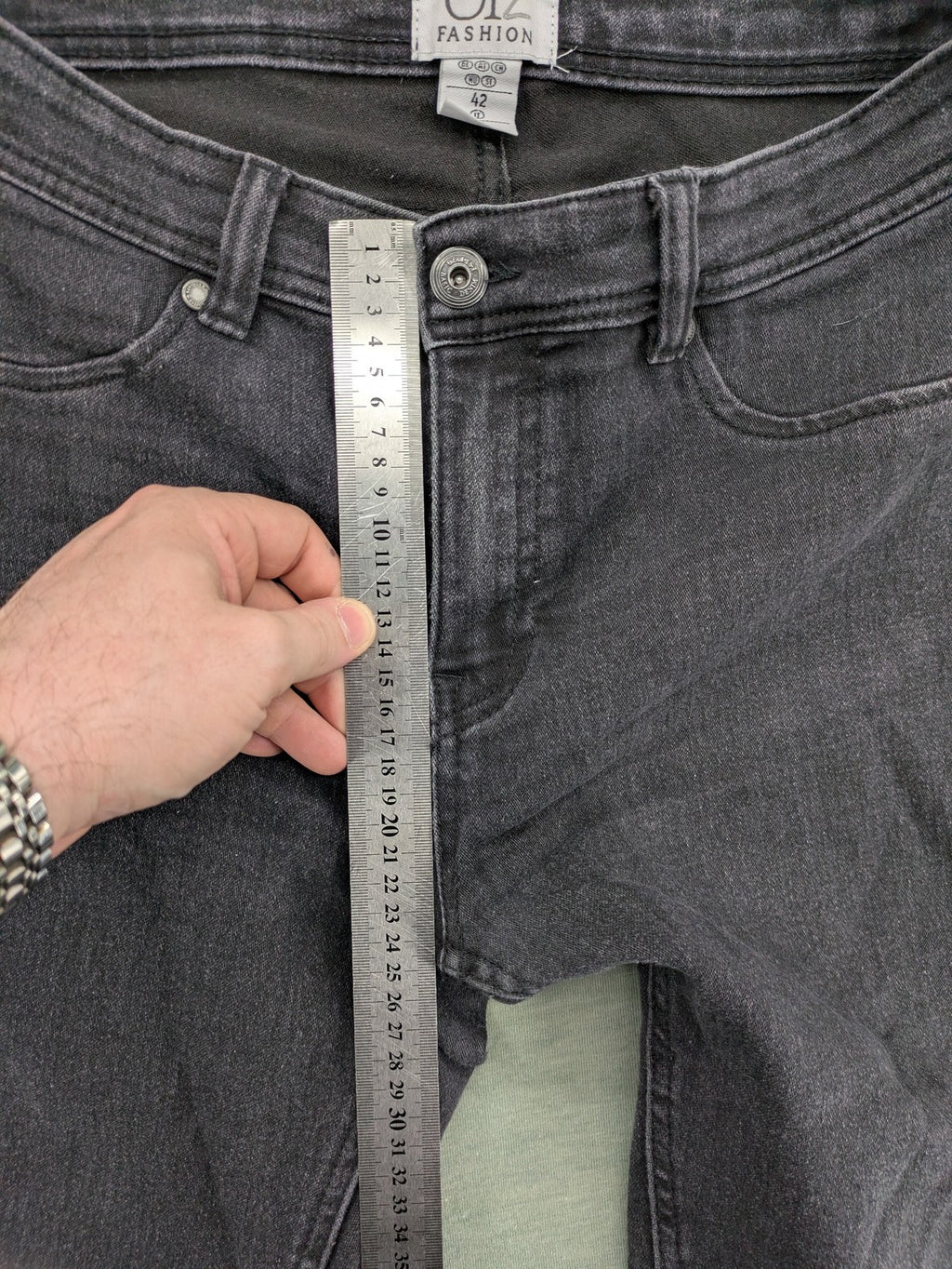 up2 fashion grey skinny jeans with rhinestone embellishments on back pockets