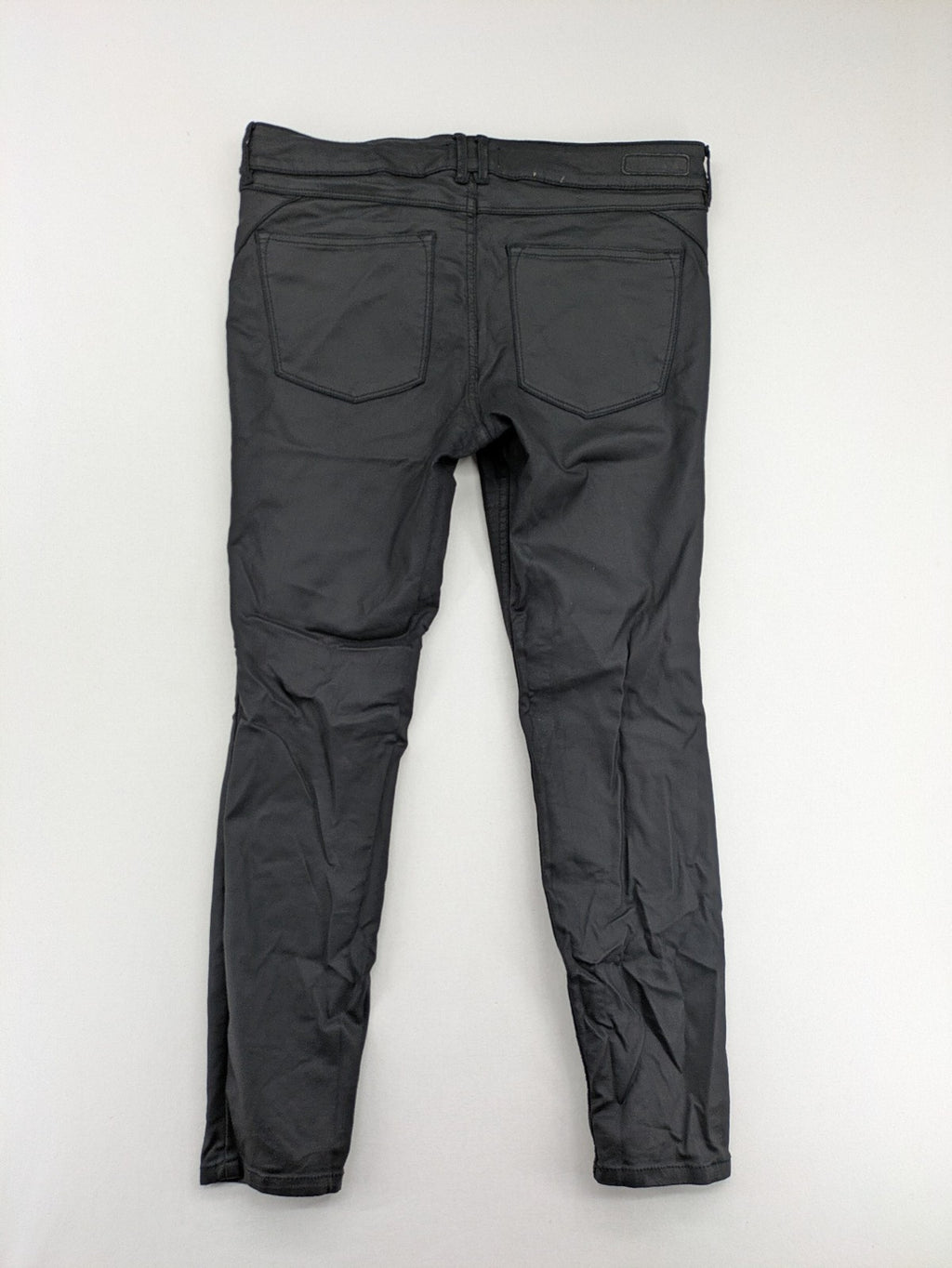 Tom Tailor Denim grey extra skinny jeans with coated finish and classic five-pocket design.