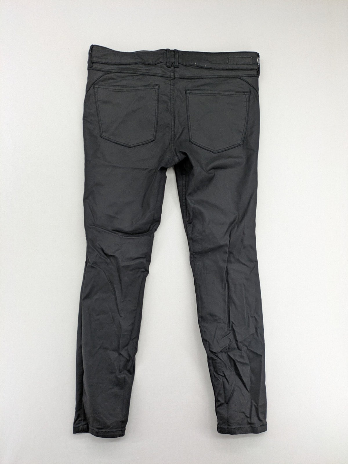 Tom Tailor Denim grey extra skinny jeans with coated finish and classic five-pocket design.