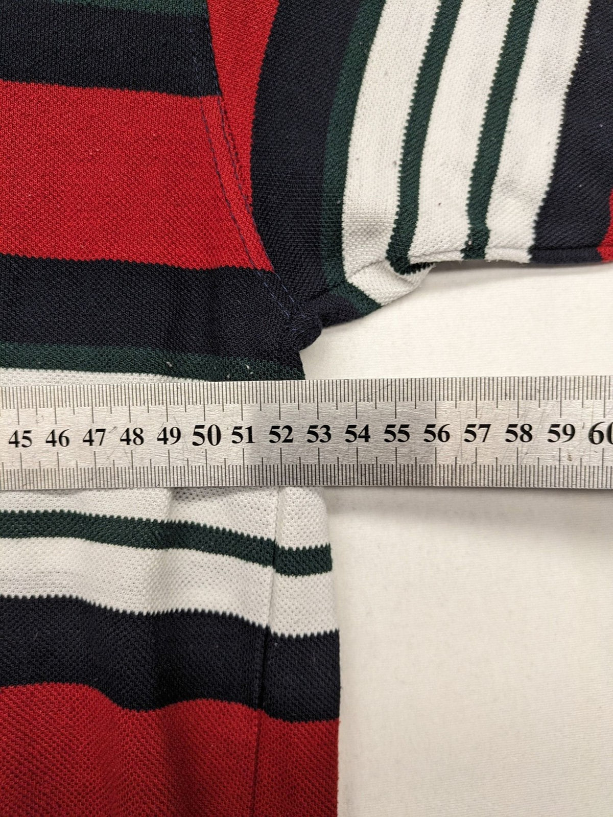 Paul & Shark Yachting striped polo shirt red navy white with embroidered logo on chest.