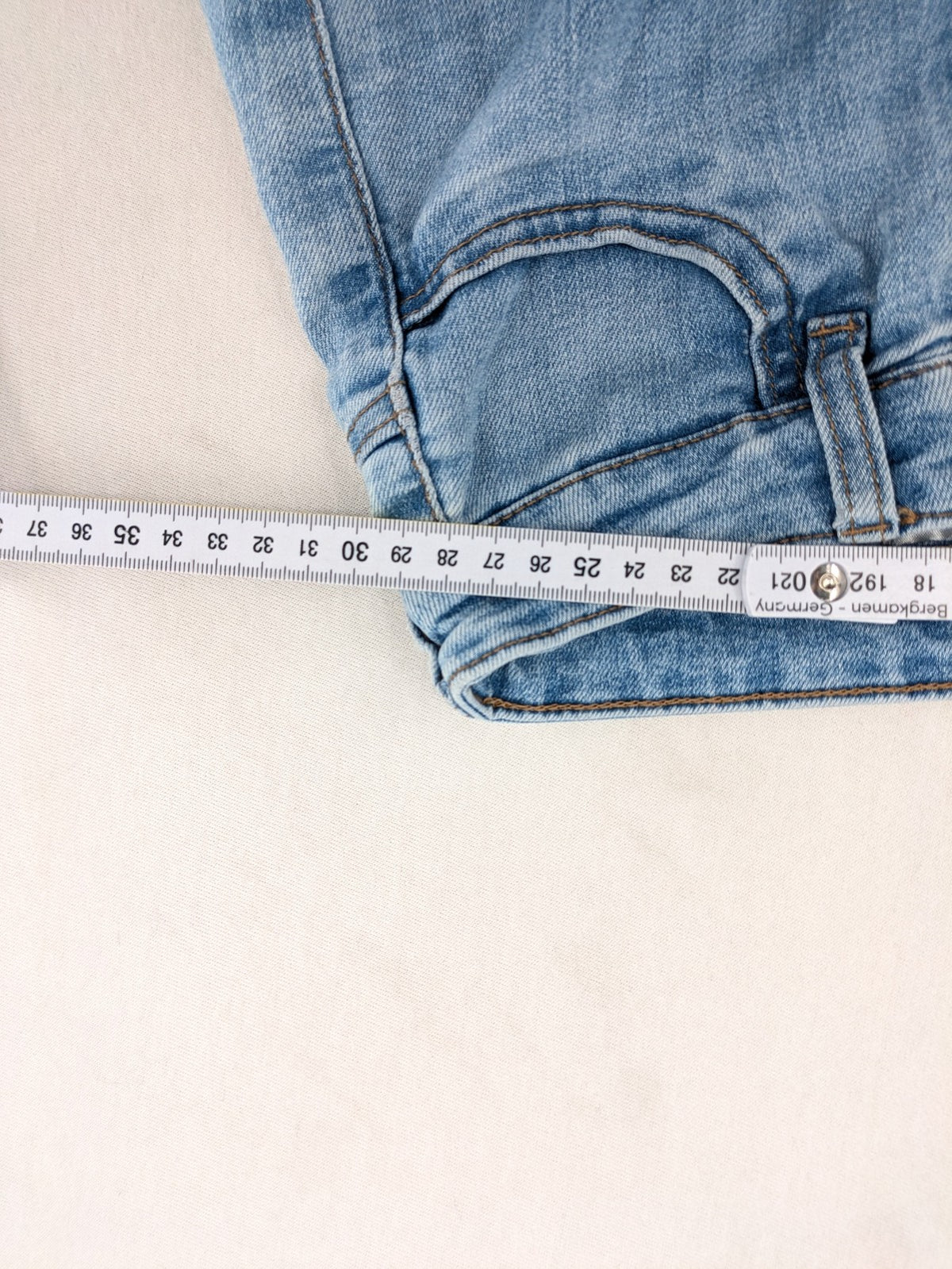H&M Divided blue skinny jeans high-waist design five-pocket style stretch denim