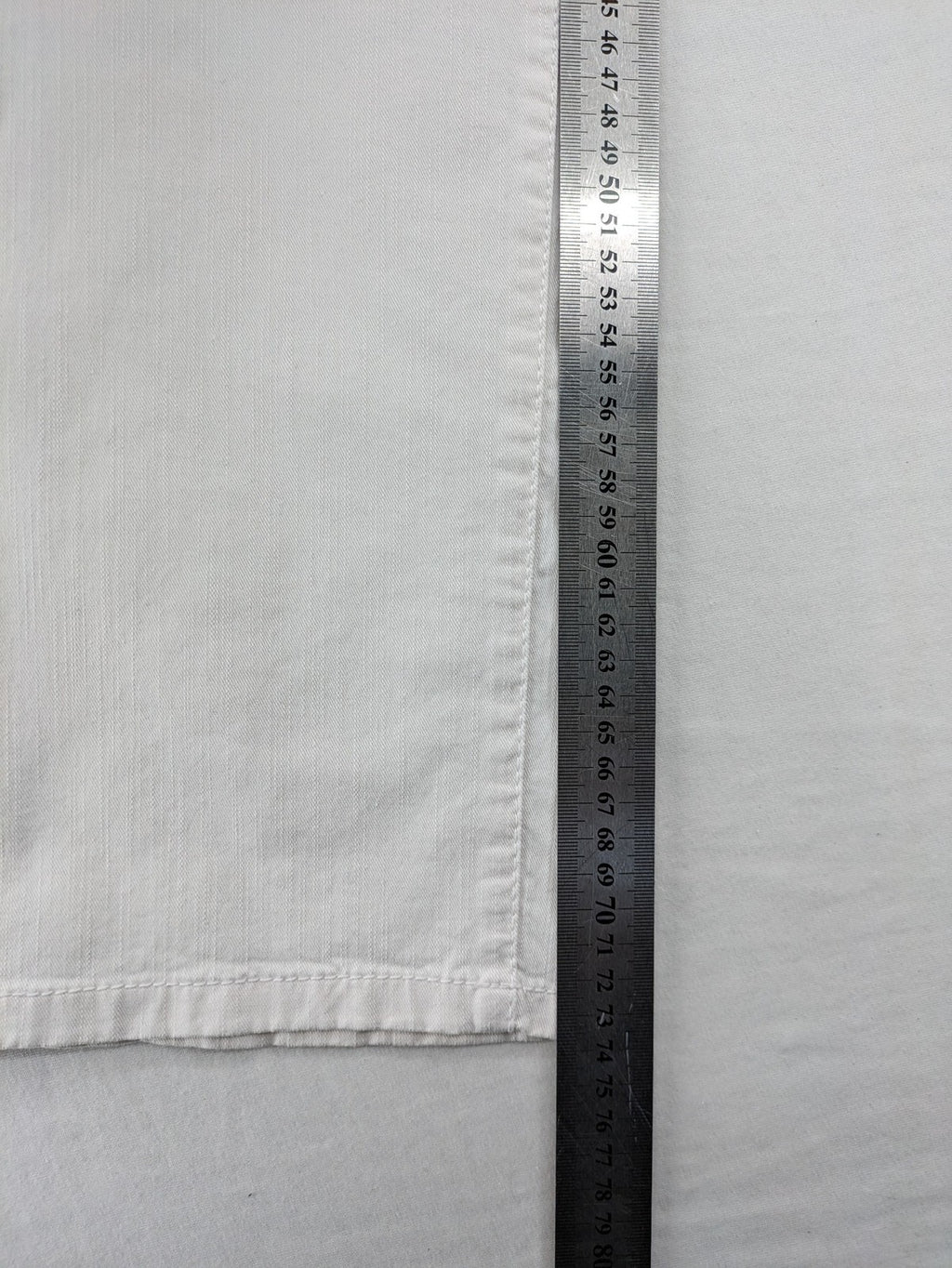 Mac Jeans white straight jeans cotton stretch with logo and modern fit.