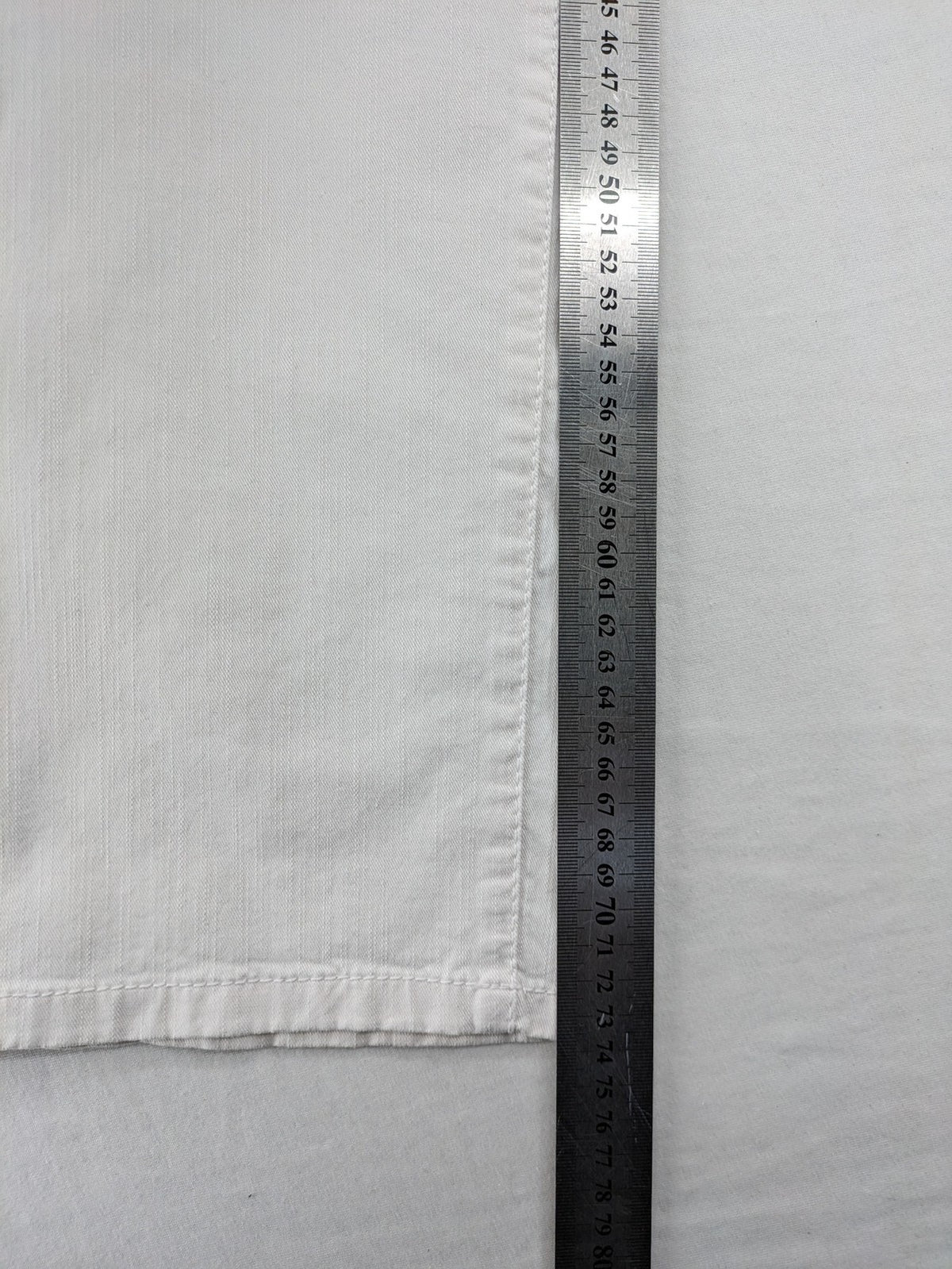 Mac Jeans white straight jeans cotton stretch with logo and modern fit.