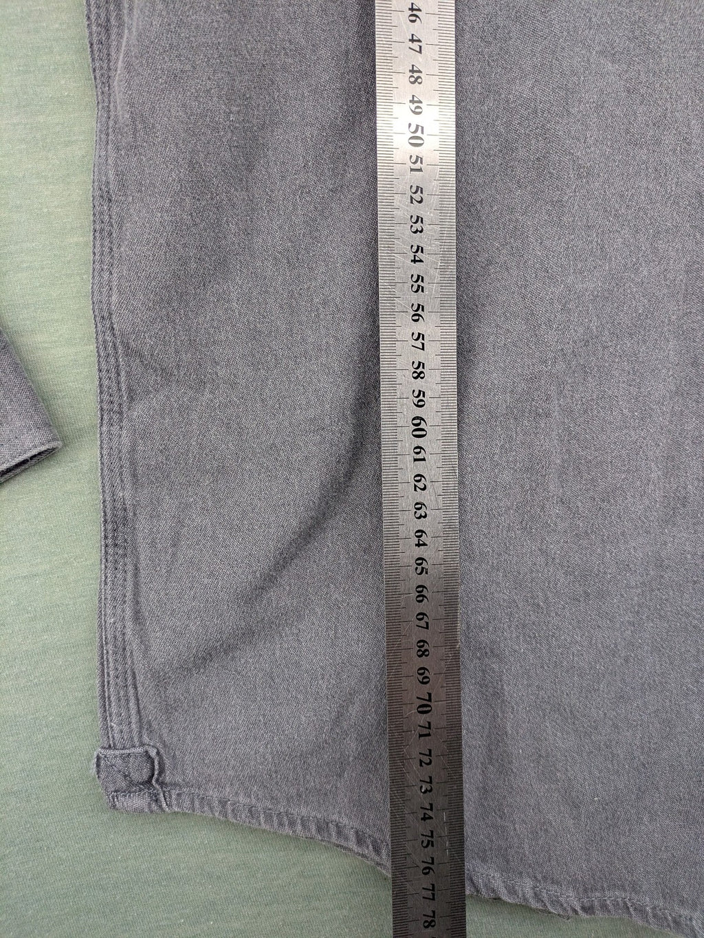 River Island grey button-down shirt with chest pocket and classic collar.