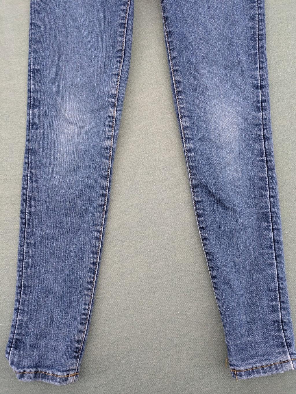 Zara Kids blue skinny jeans medium wash five-pocket design soft stretch denim