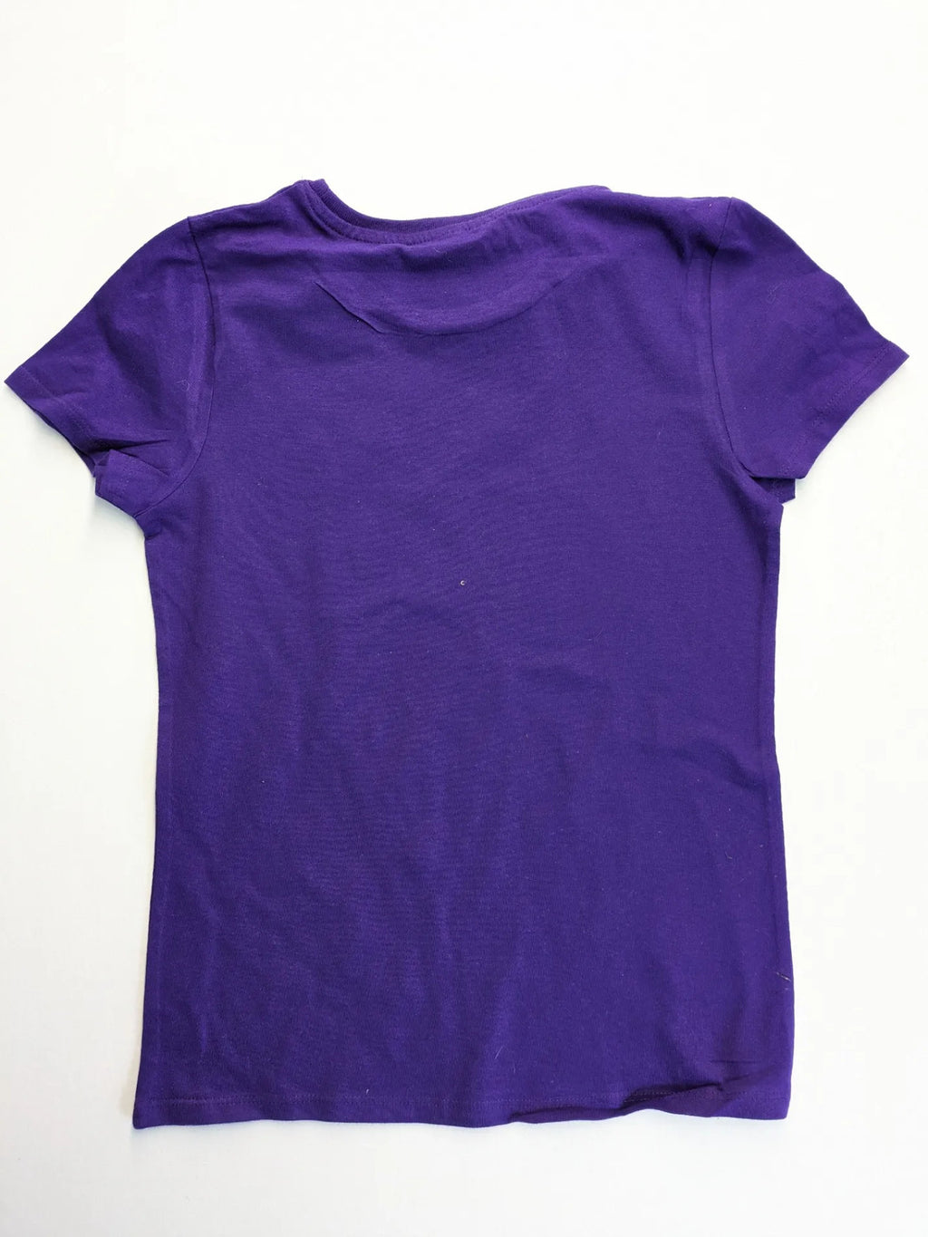 G-Unit gold and purple graphic T-shirt with raised black logo print.