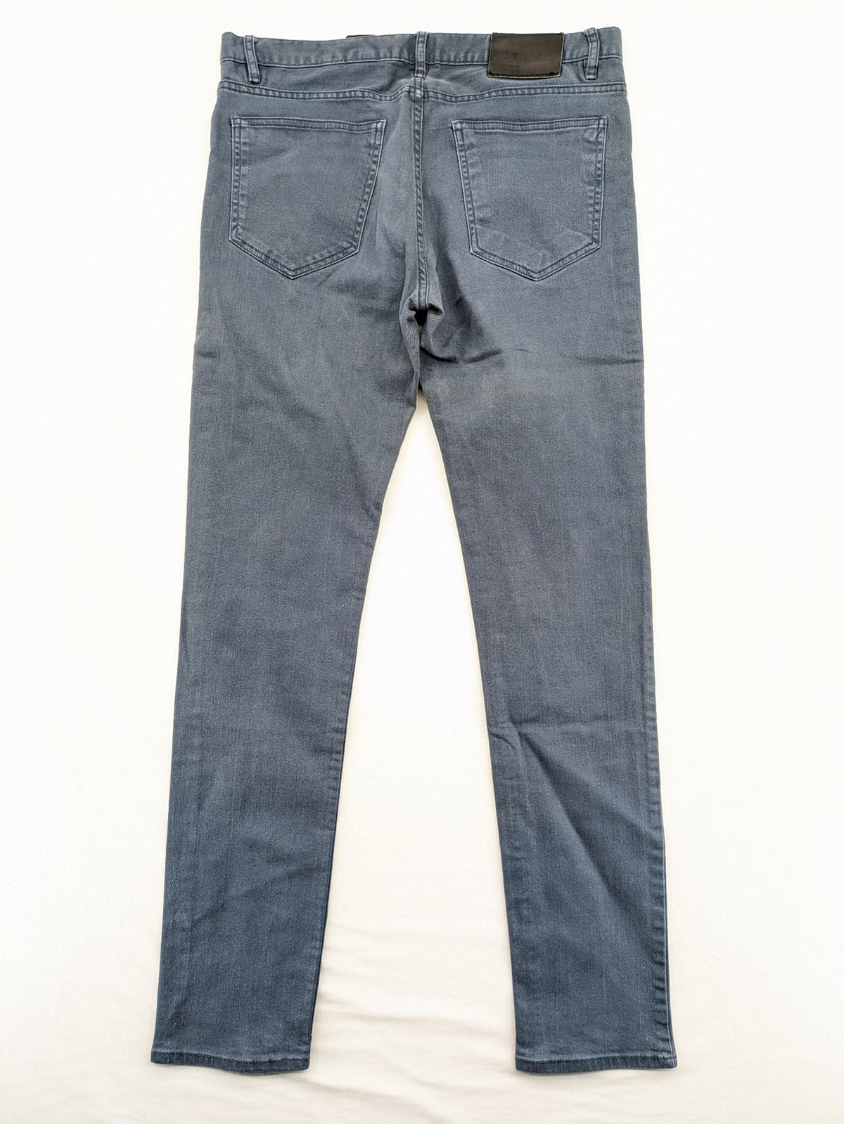 H&M skinny fit jeans blue classic 5-pocket design stretch denim material