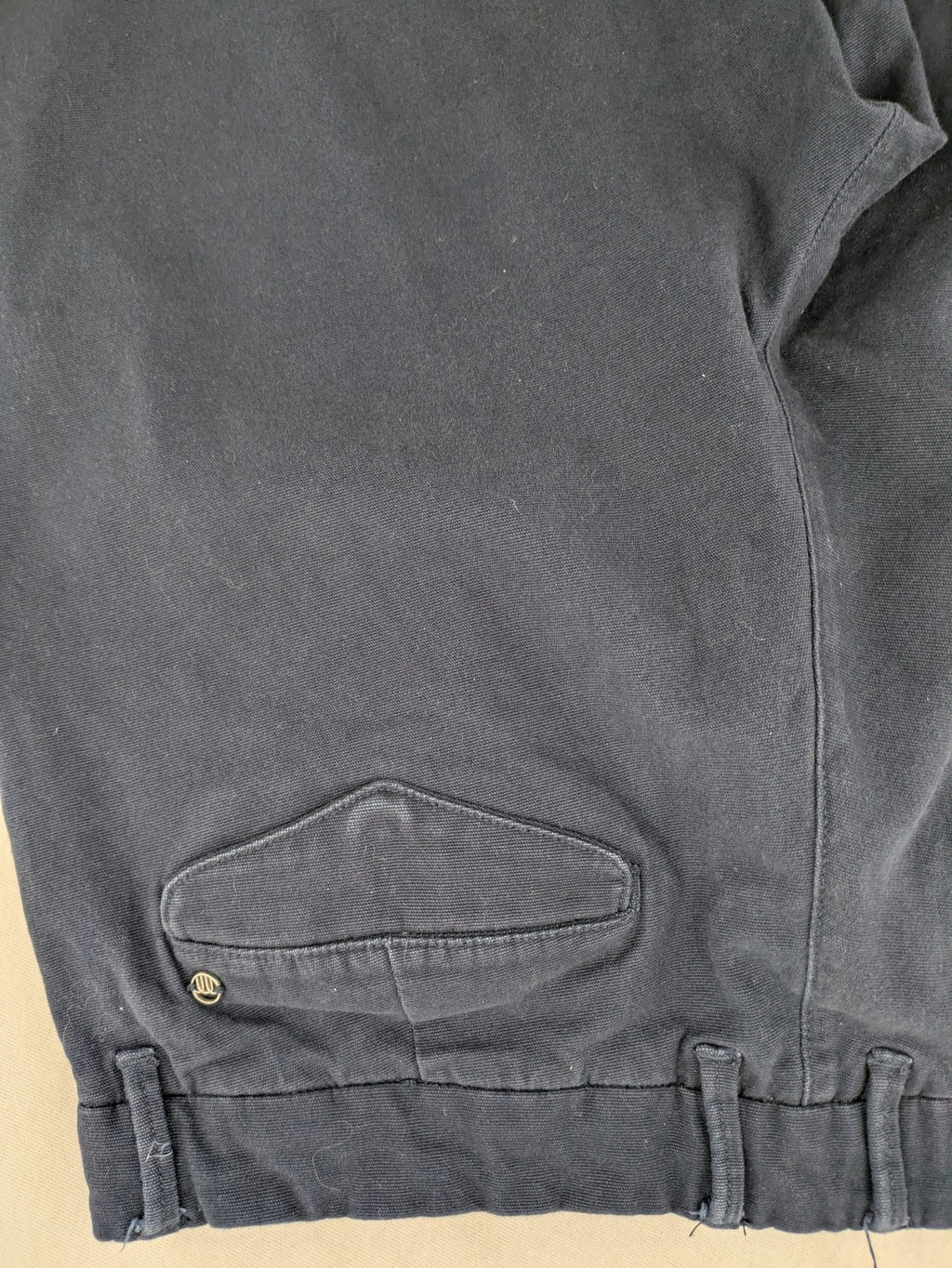 Keystone Apparel navy chino pants slim fit organic cotton with classic design.