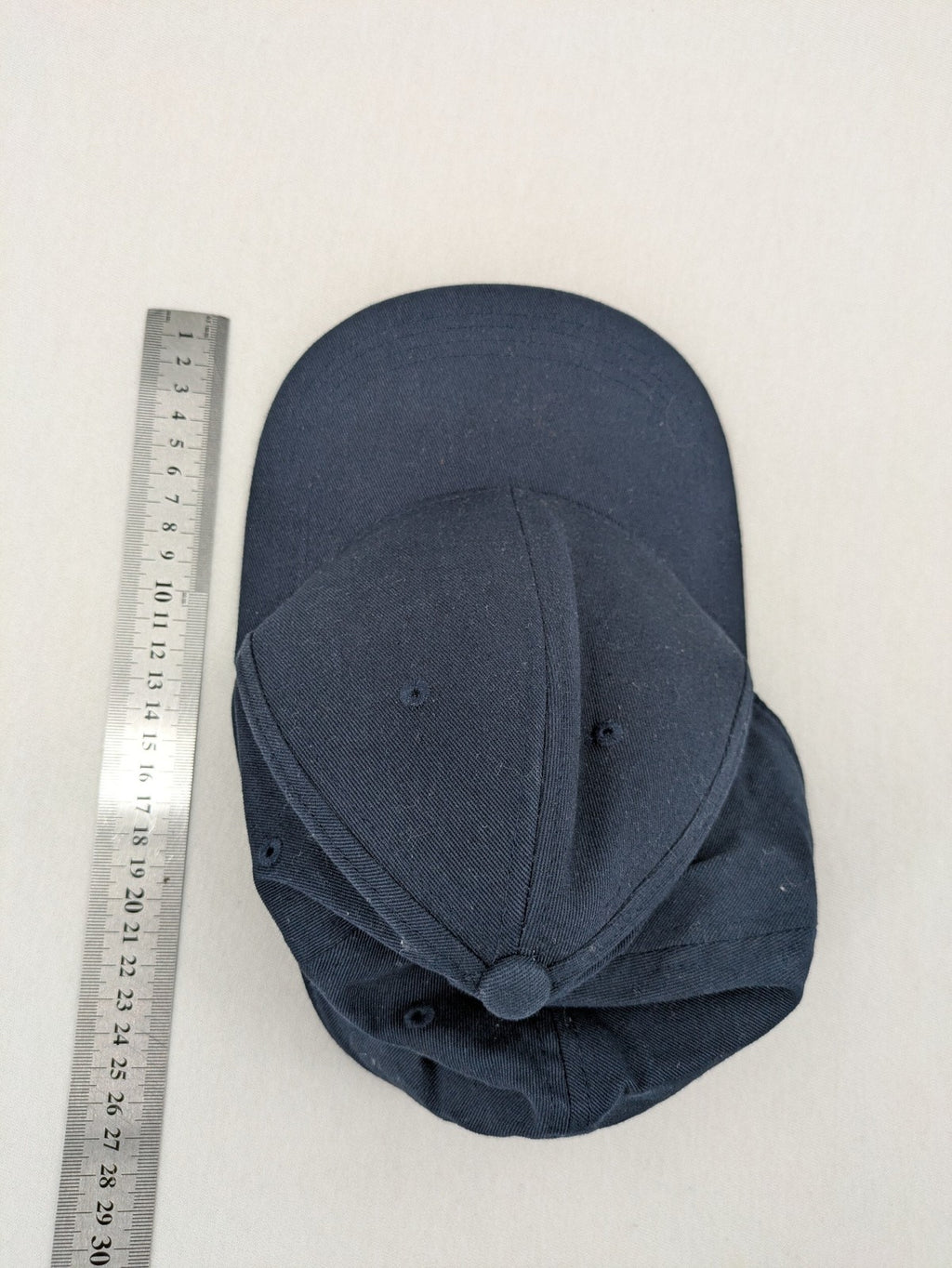 Universal Athletics navy baseball cap six-panel design cotton-elastane blend