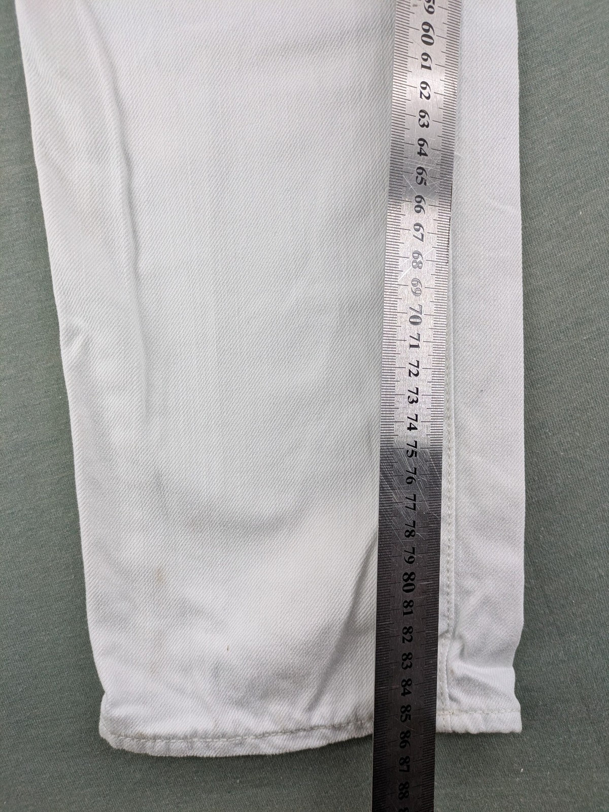 River Island white straight jeans slim fit 100% cotton denim modern design