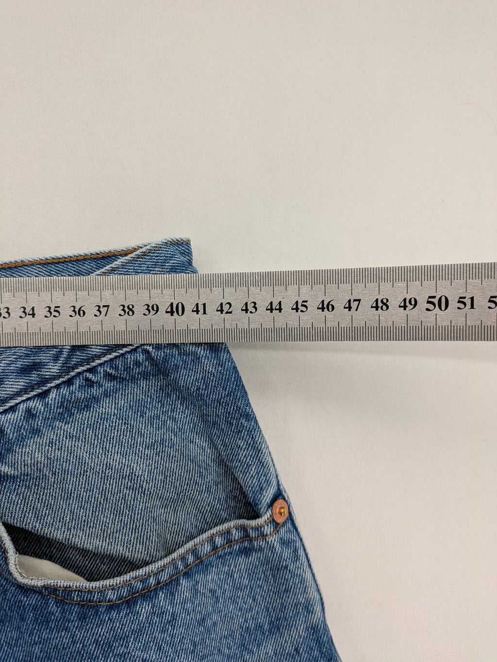 Oklahoma Wear blue straight jeans 5-pocket design durable cotton regular fit