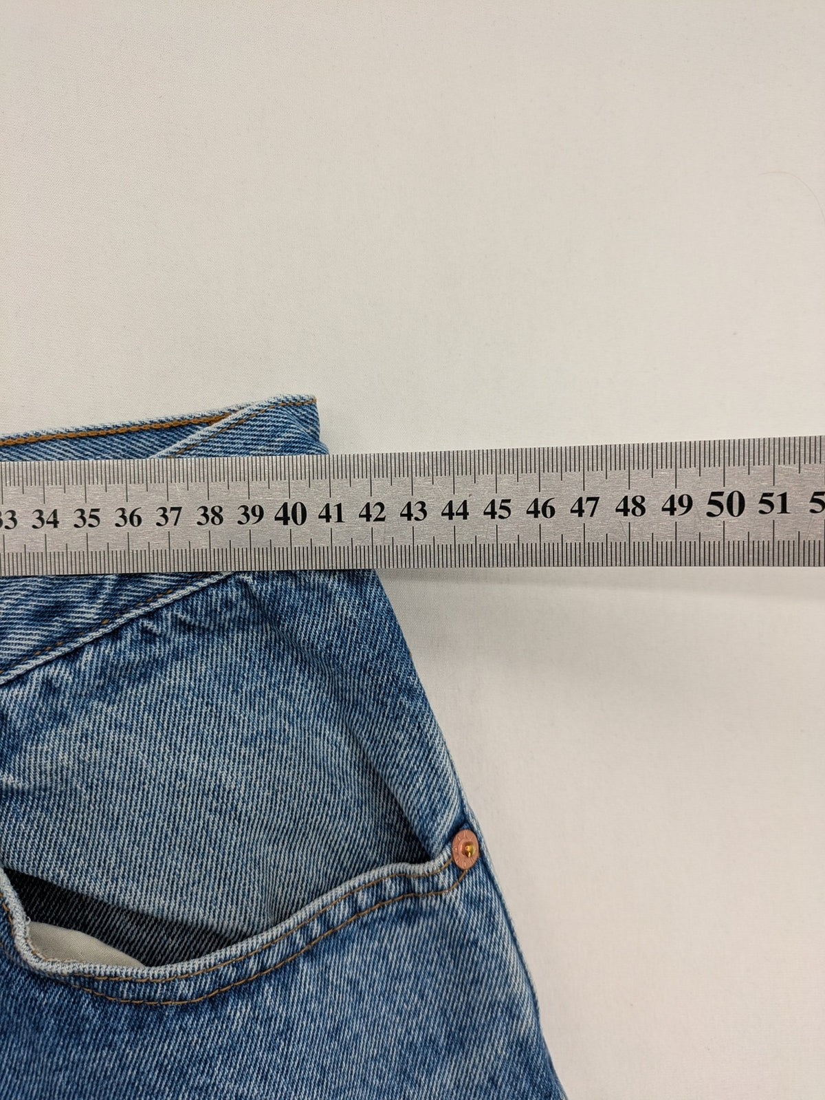 Oklahoma Wear blue straight jeans 5-pocket design durable cotton regular fit