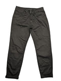 Colac black straight jeans high waist with double button, zipper pockets, and stretch material.