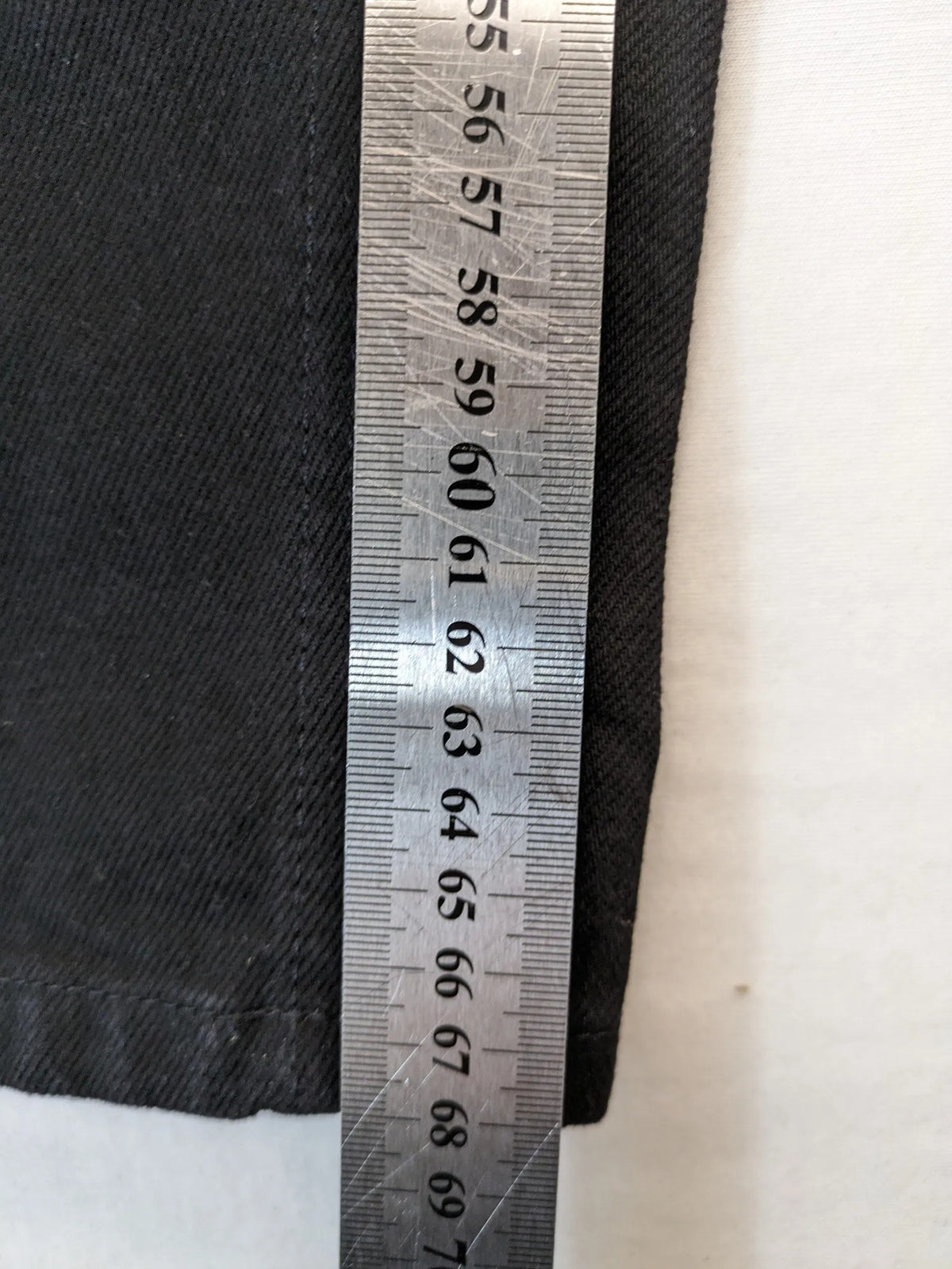 H.I.S black mom jeans high waist tapered fit 90s vintage style 100% cotton