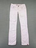 edc by Esprit white straight jeans five-pocket design in durable denim fabric