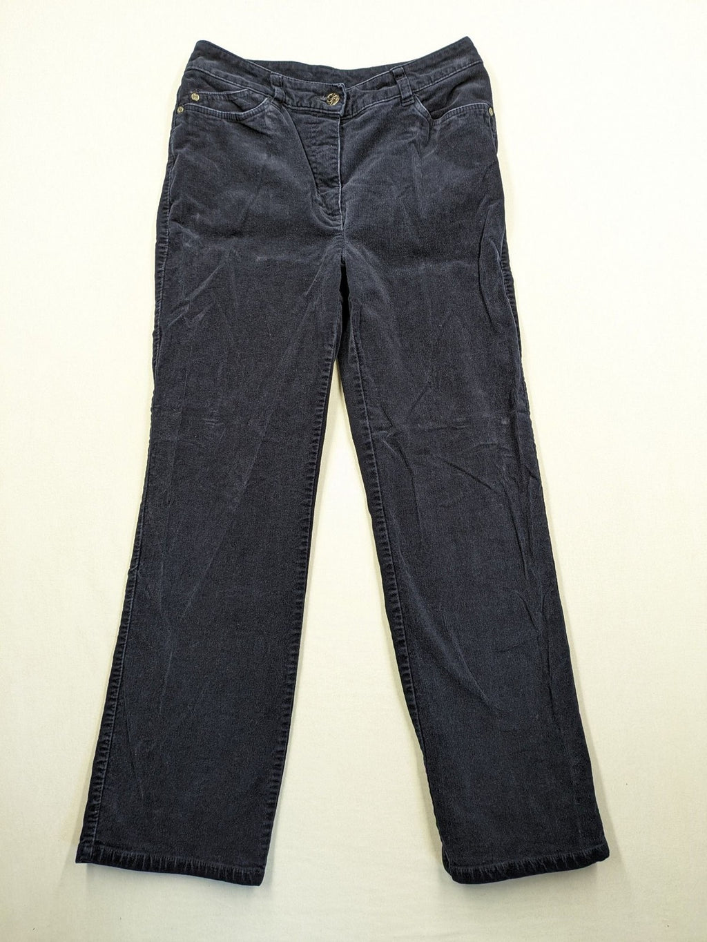 C&A navy pants classic 5-pocket design soft cotton blend with stretch