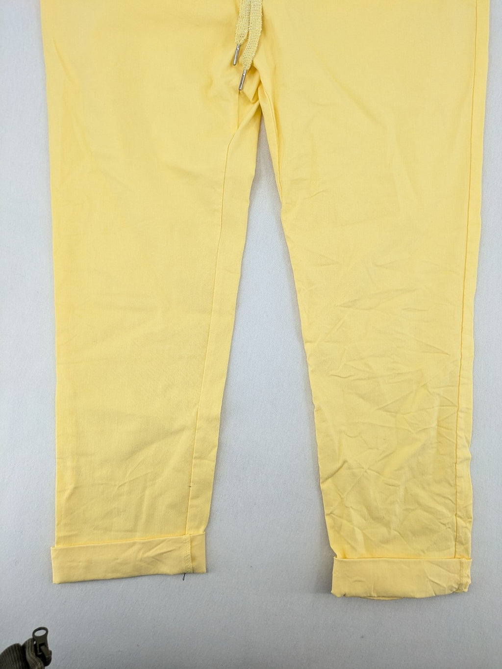 Pink Cherry pink pants soft stretch viscose with adjustable drawstring waistband.
