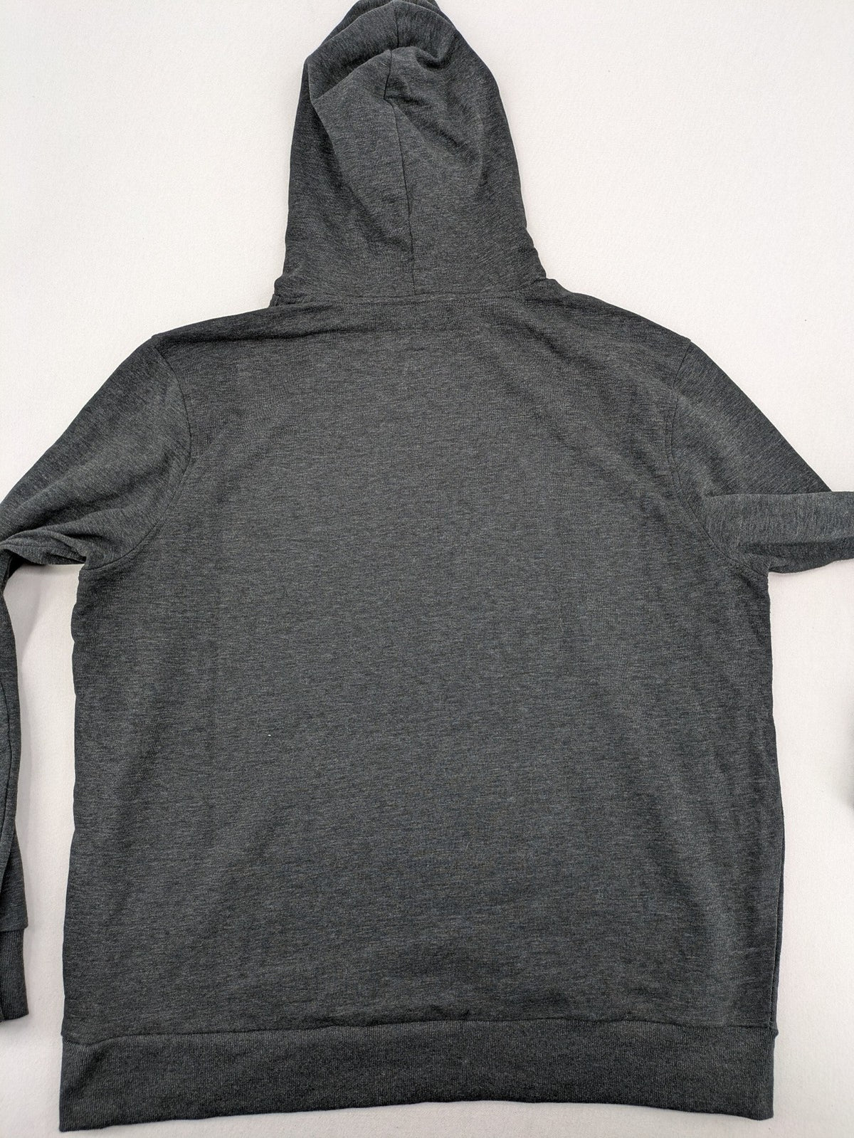Pornhub grey zip-through hoodie with prominent logo and kangaroo pocket, cotton blend.