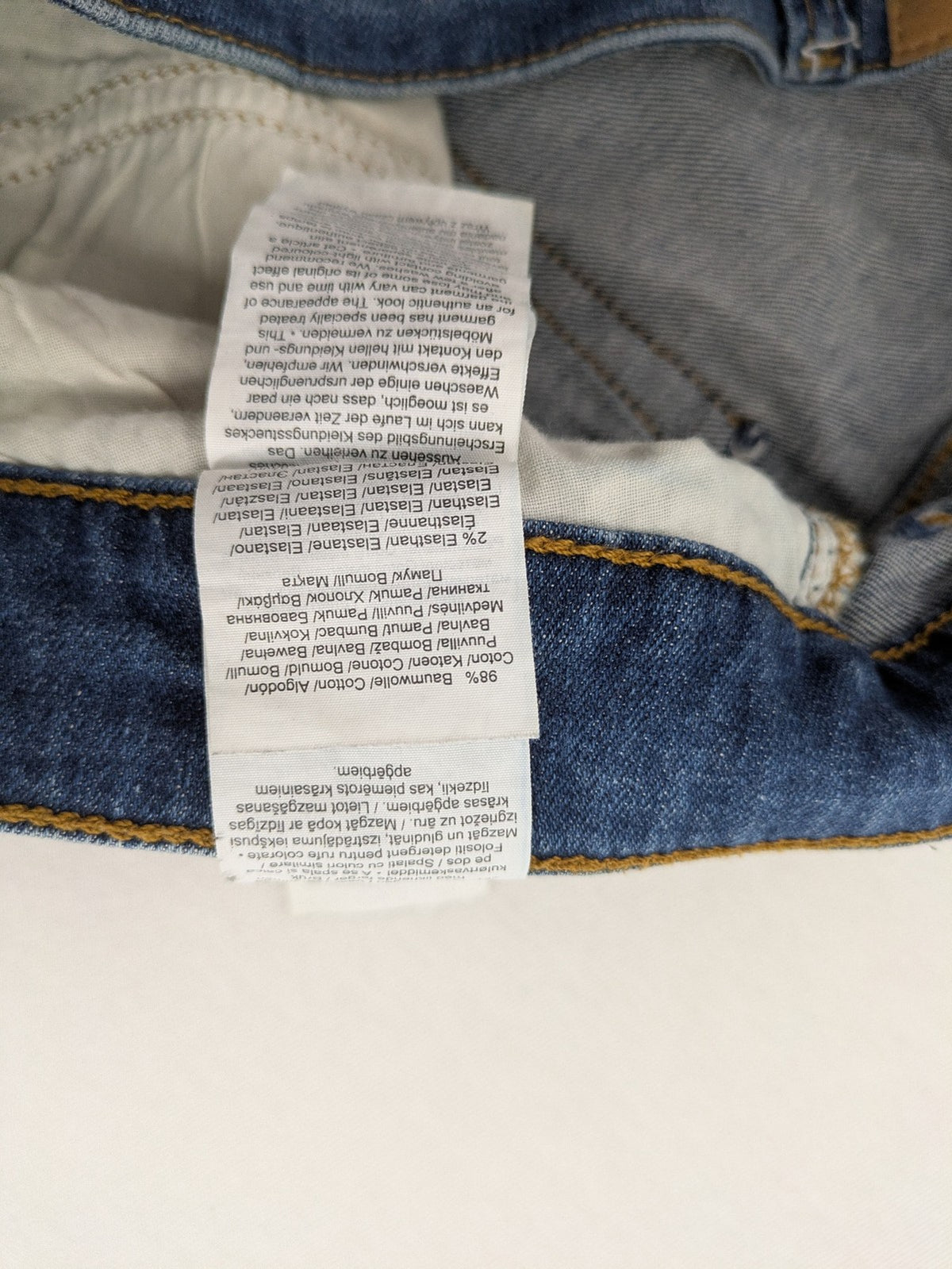s.Oliver blue slim fit jeans medium wash stretch denim with classic design