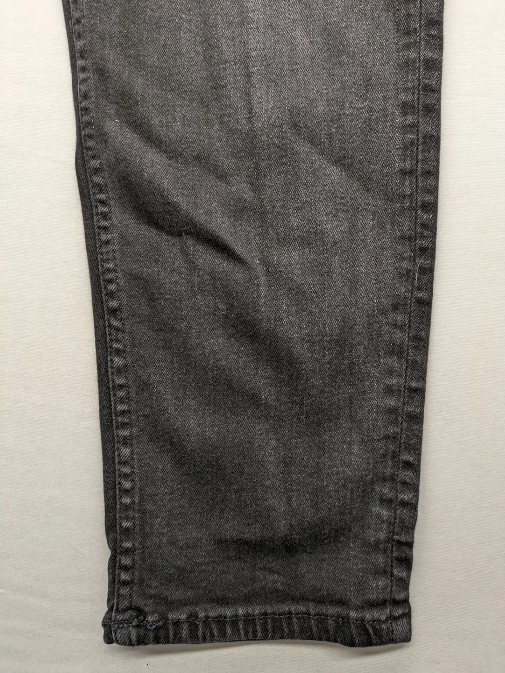 MNG grey straight jeans high waist 5-pocket design authentic denim.