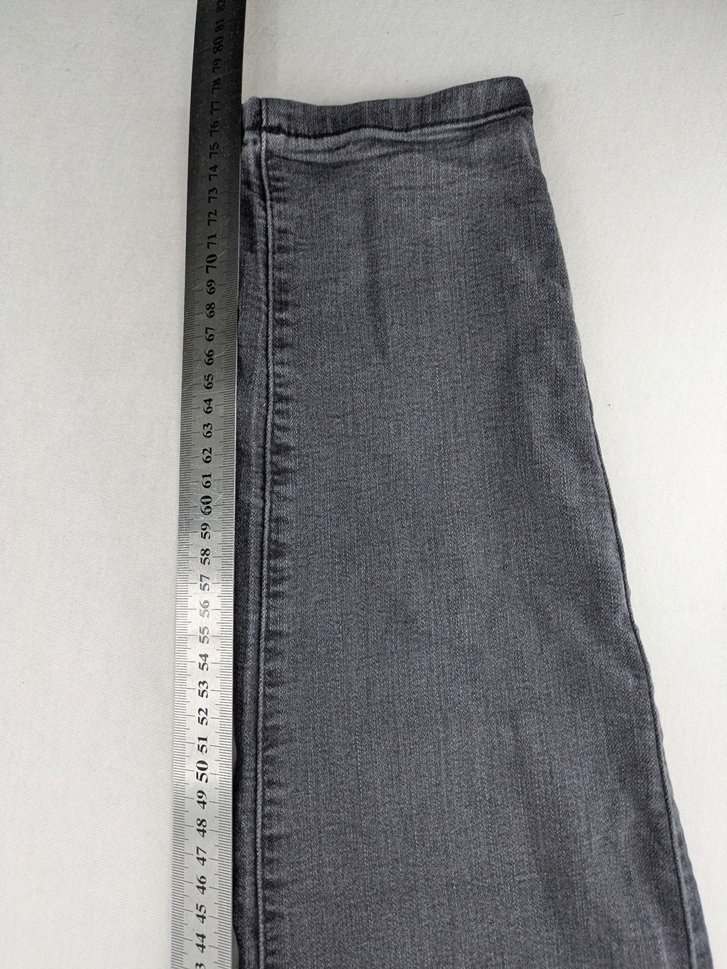 ONLY Carmakoma grey skinny fit jeans with subtle washed look and stretch denim material.